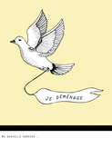Un oiseau pour annoncer mon d&eacute;m&eacute;nagement